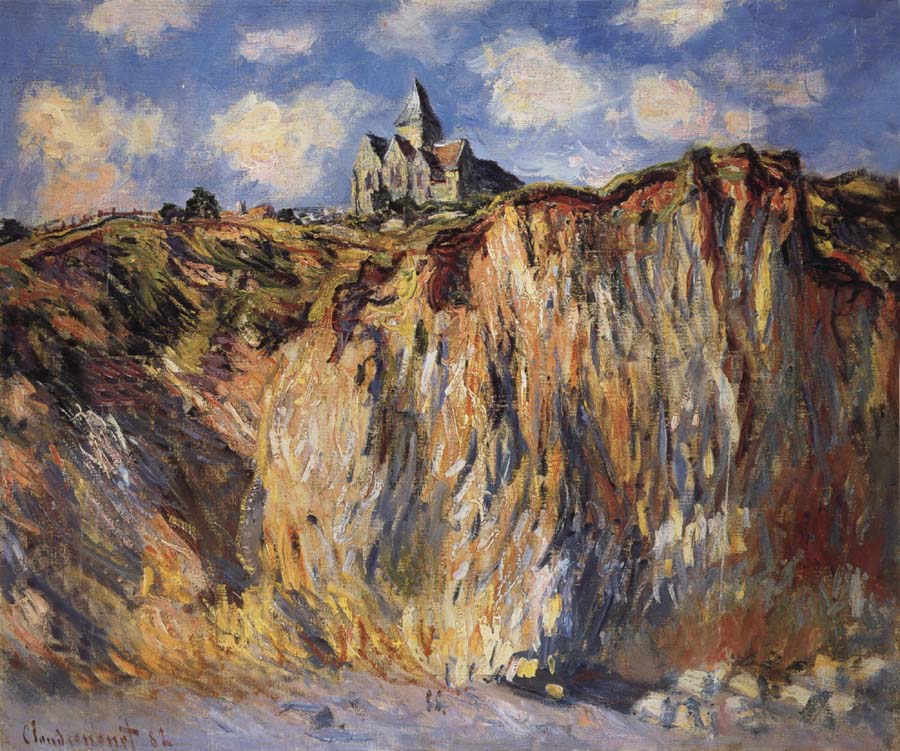 Claude Monet The Church at Varengeville,Morning Effect